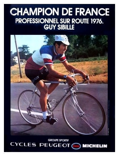 Affiche cycles peugeot 1976